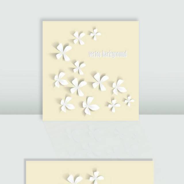 飘扬的白纸花