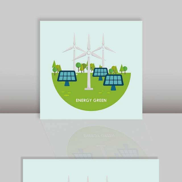 新能源低碳生活环保素材