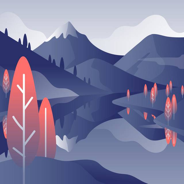 卡通风景