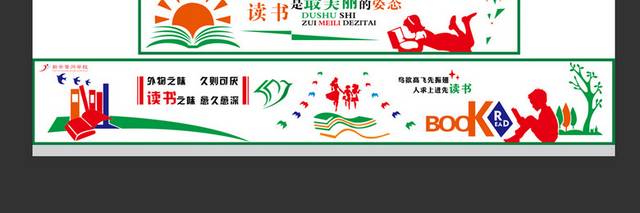 校园文化系列展板之阅读