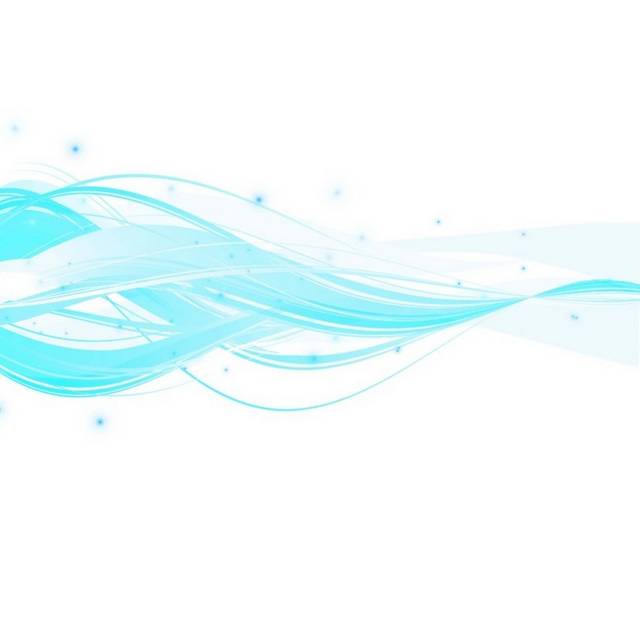 蓝色曲面