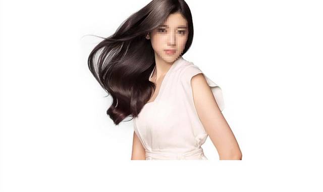 秀发美女模特