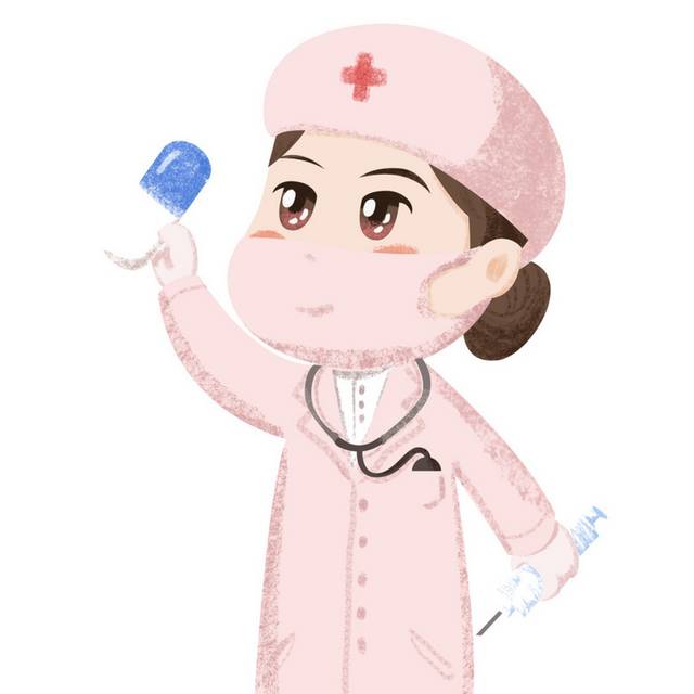 卡通医护人物护士