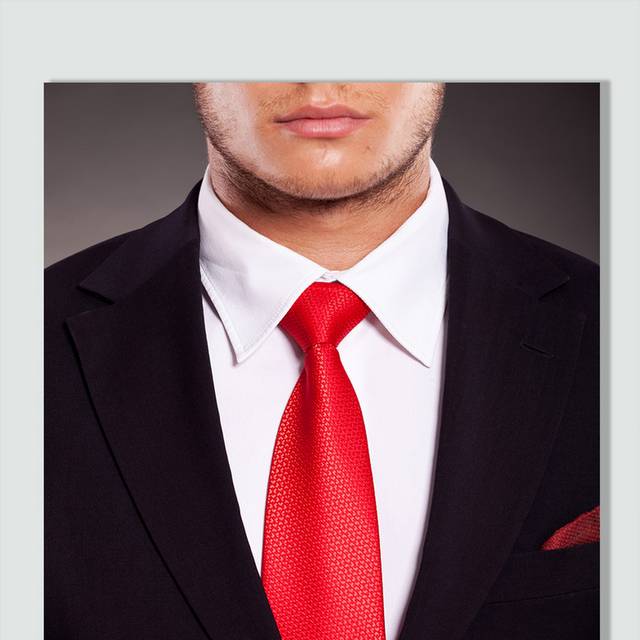 红色领带图片
