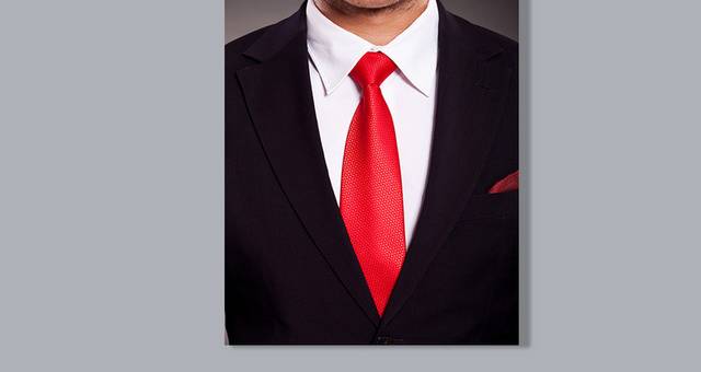 红色领带图片