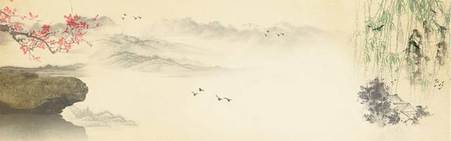 中国风梅花背景