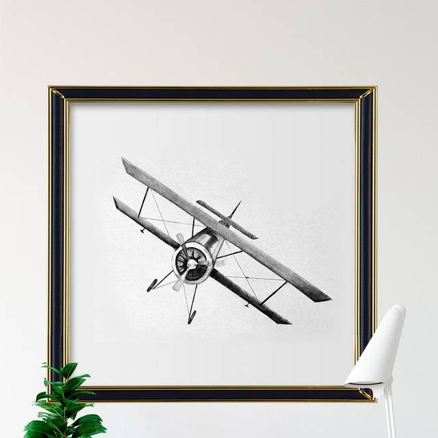 飞机滑翔机装饰画