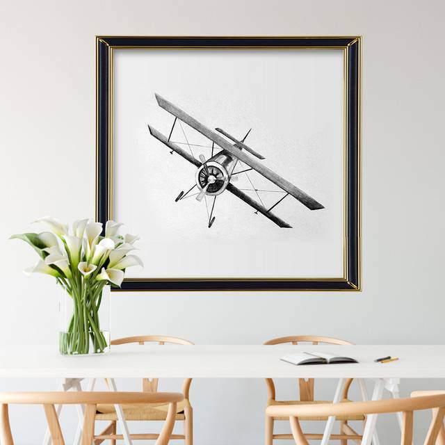 飞机滑翔机装饰画