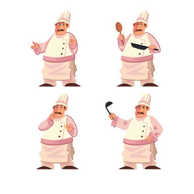 卡通厨师