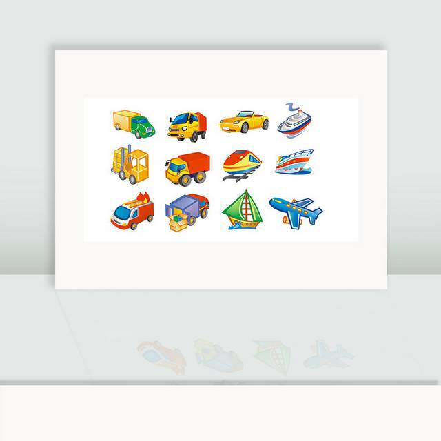 交通工具图标06
