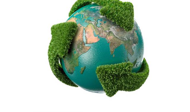 绿色环保箭头保护环境素材