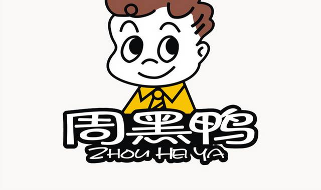 周黑鸭logo