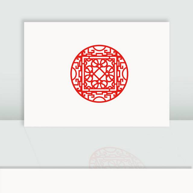 红色春节剪纸图片