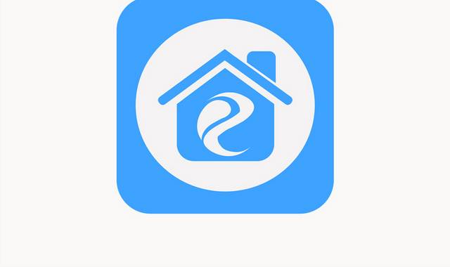 蓝色home房屋图标