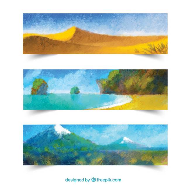 卡通风景