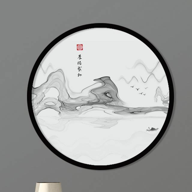 中国风山水画装饰画
