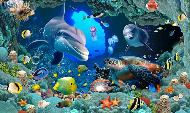 海底世界海洋公园素材