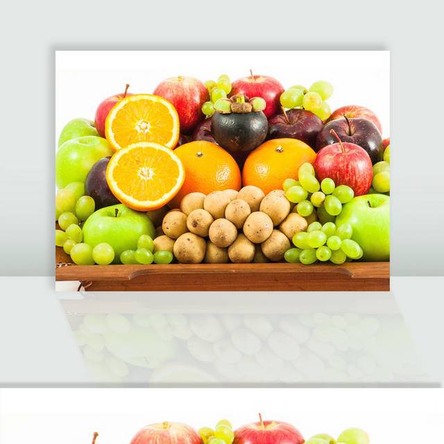 橙子葡萄苹果水果图片
