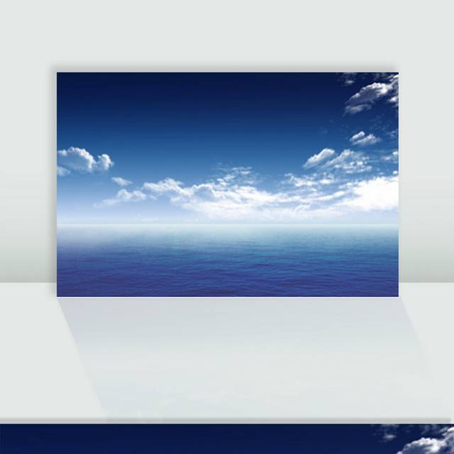 蓝天天空白云背景