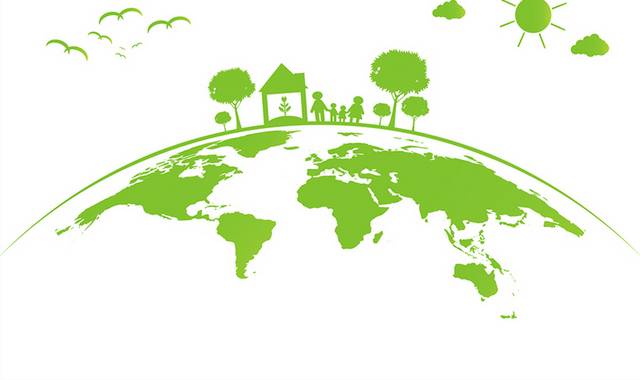矢量绿色环保保护环境素材