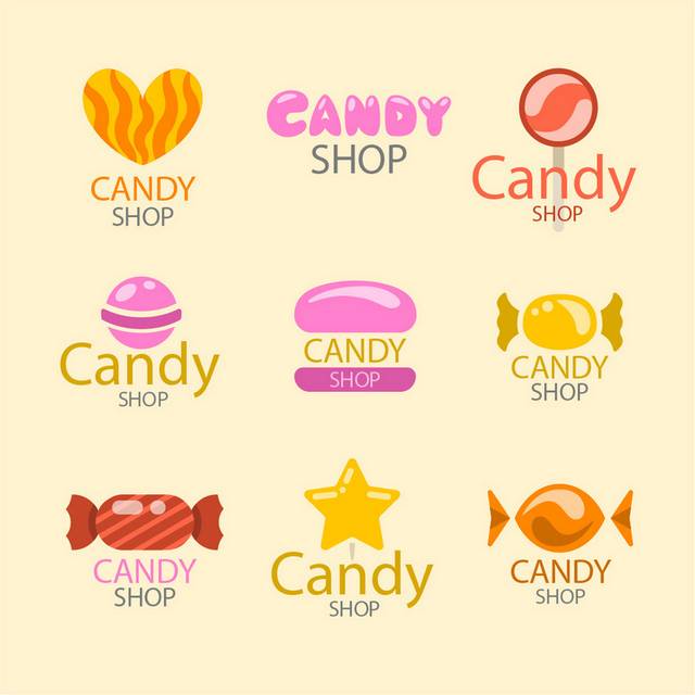 糖果店logo