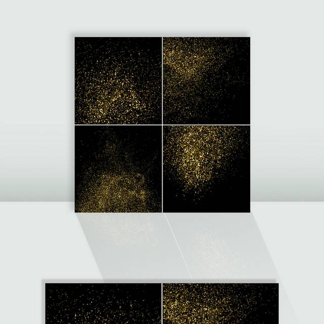 金色粒子金粉图片
