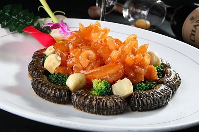 鳝背烧牛鞭美食图片