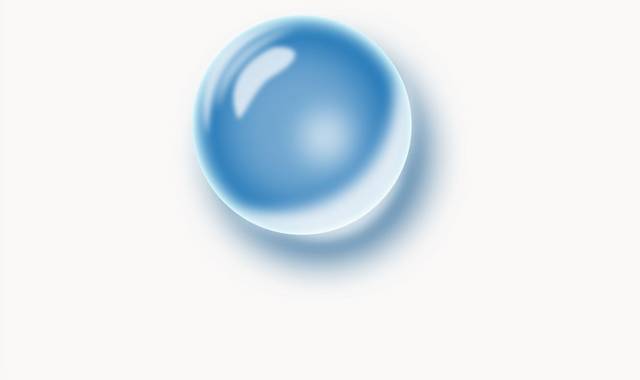 蓝色水泡气泡