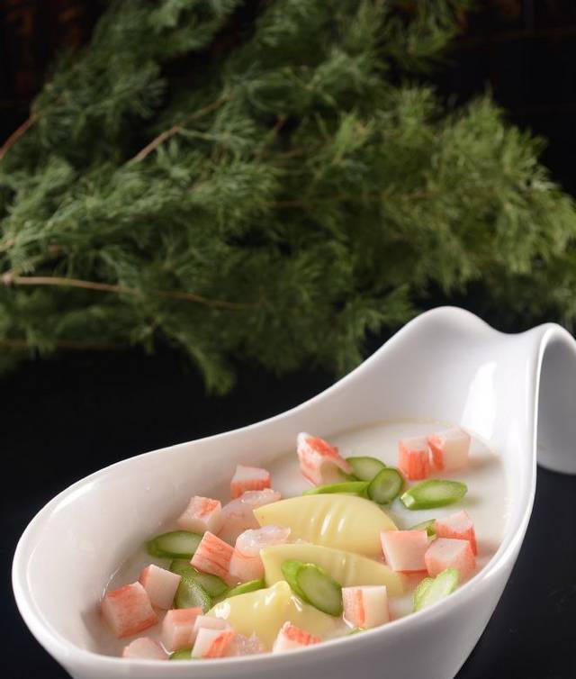珊瑚玉子豆腐美食图片