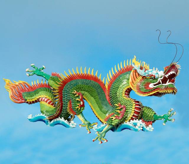 中国龙背景图案
