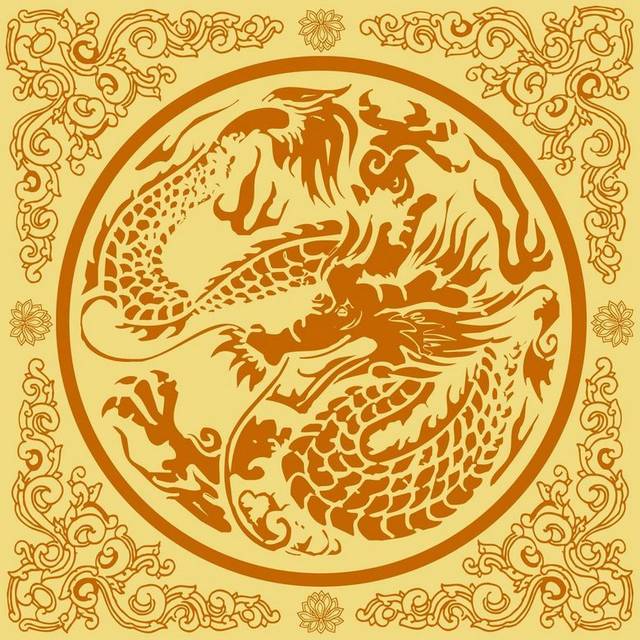 中国龙背景图案