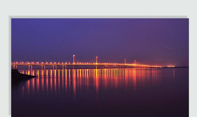 钱塘江大桥夜景