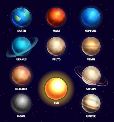 九大行星符号图片