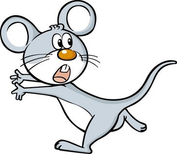 老鼠简笔画 奔跑图片