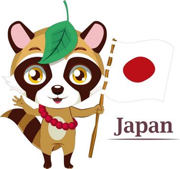日本国旗 卡通图片