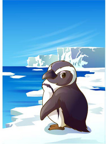 企鹅与水晶 动画片图片