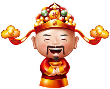 打瞌睡的财神