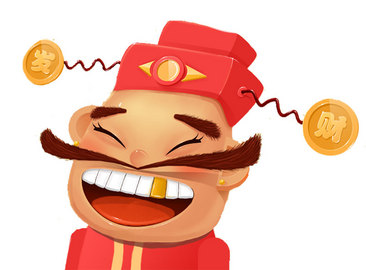 打瞌睡的财神