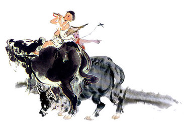 骑牛牧童素材下载骑牛牧童素材下载吹横笛的牧童吹横笛的牧童水墨牧童