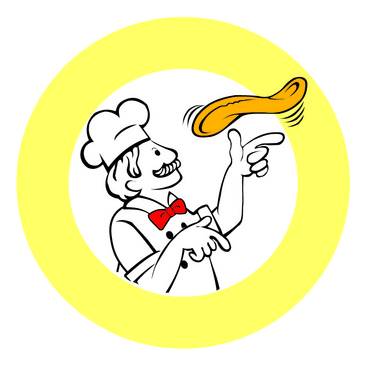 插画餐饮人物logo设计素材