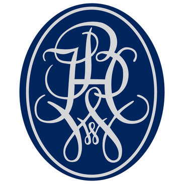 蓝色椭圆组合logo