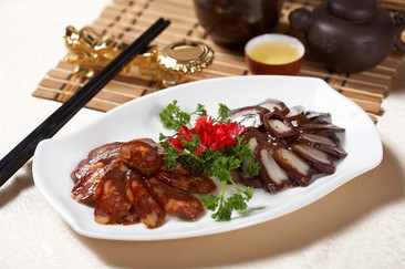 中式烹饪初级双拼冷盘图片