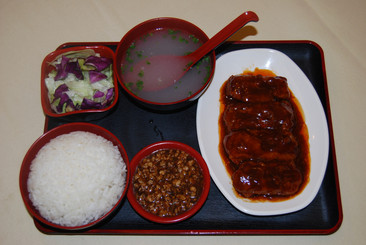 糖醋排骨饭套餐图片