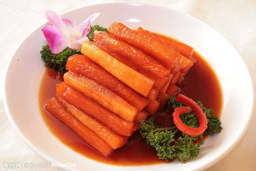 养生萝卜条美食图片