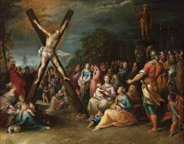 钉十字架油画素材十字架上的耶稣油画素材2十字架上的耶稣油画素材2