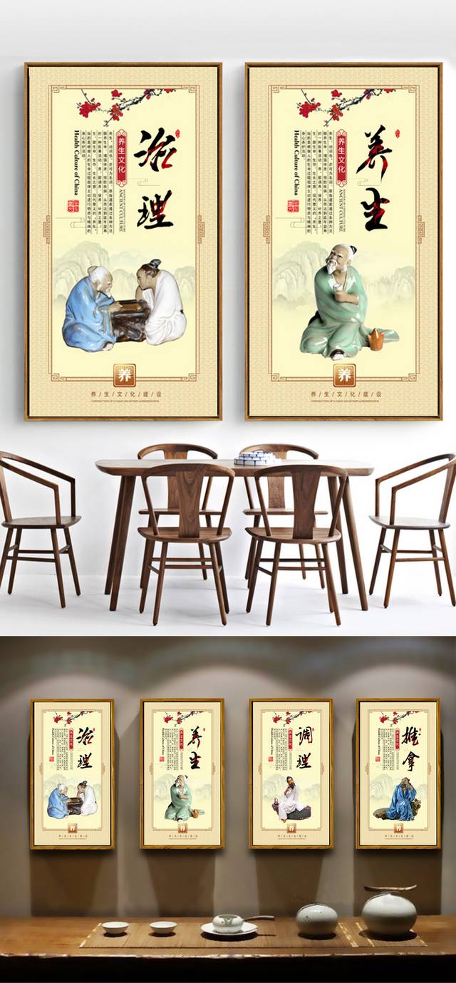 中医养生展板