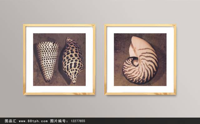 蜗牛装饰画设计