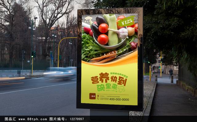 高档蔬菜海报