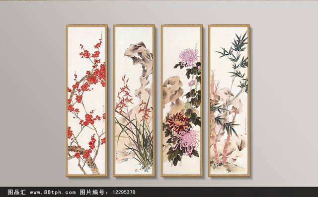 中式古典高清挂画设计下载