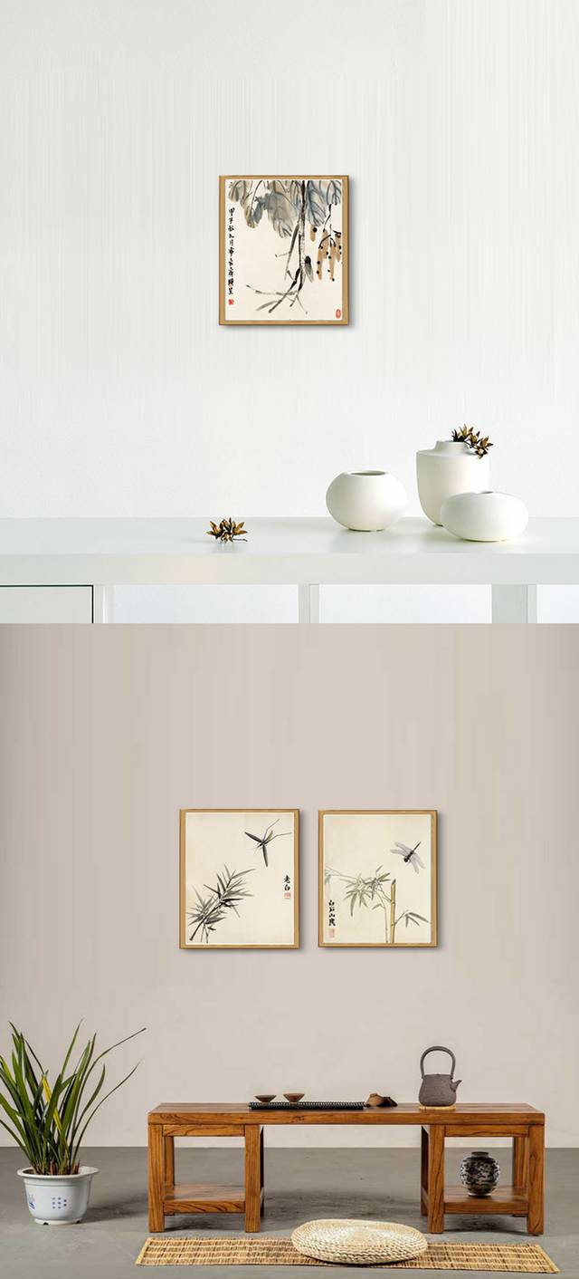 水墨国画装饰画设计